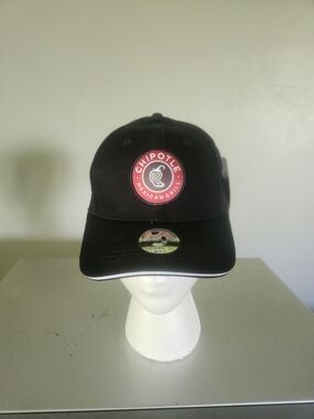 Chipotle Black Logo Baseball Cap - Men's Branded Hat
